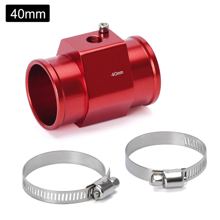 1Pc di Acqua Sensore di Temperatura Temp Tubo Comune Gauge Radiatore Tubo Adattatore Formato 28mm / 30mm / 32mm / 34mm / 36mm / 38mm / 40 millimetri