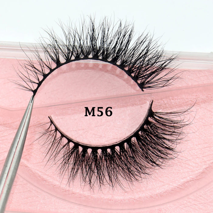 Ciglia Visofree Ciglia di visone 3D Ciglia naturali fatte a mano Ciglia finte lunghe e morbide Ciglia di visone cruelty free ad alto volume D101