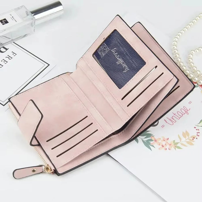 2024 Portafoglio da donna in pelle Hasp Portamonete piccolo e sottile Portafogli da donna Porta carte Portafogli di marca di lusso Borsa di design