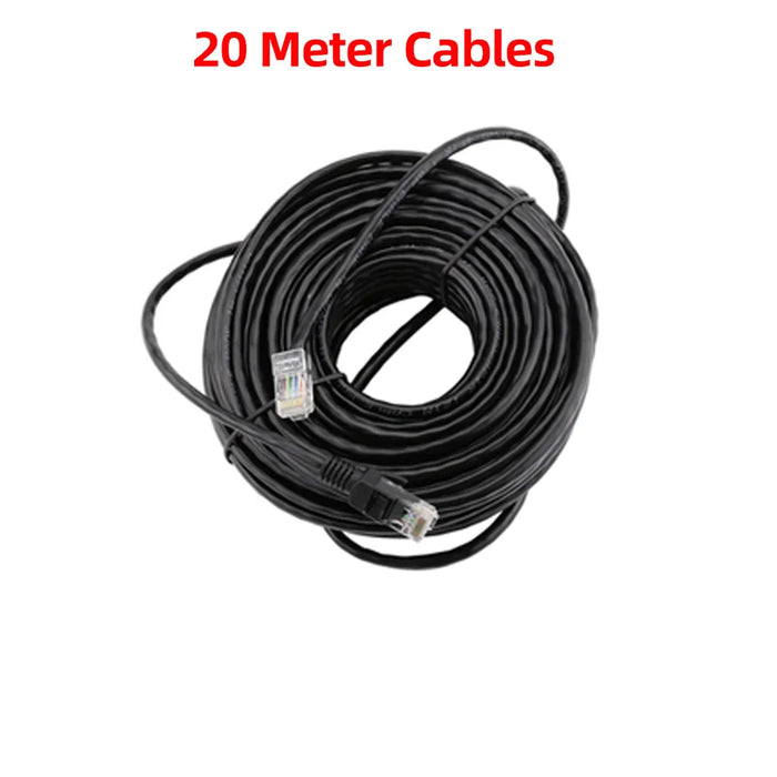 Techage 10M 20M 30M 50M cat5 Cavo di rete Ethernet RJ45 Patch Cavi LAN impermeabili per esterni per CCTV POE Sistema di telecamere IP
