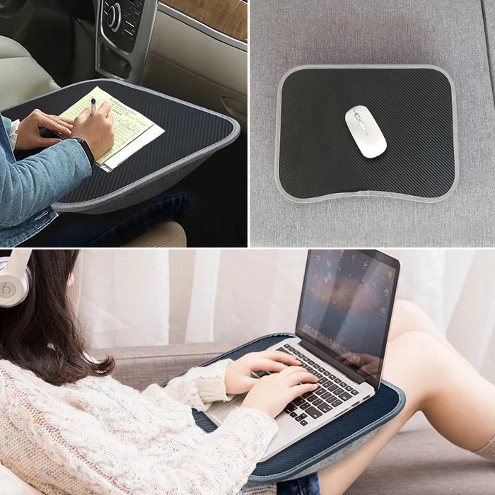 Scrivania multifunzionale per Laptop mumuc con cuscino e riempita con particelle di schiuma, tavolo piccolo cuscino, tappetino per Mouse rigido grande