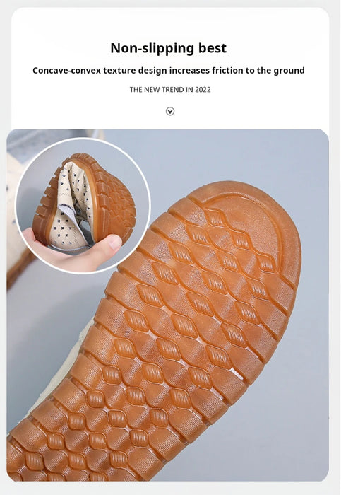 Mocassini estivi in vera pelle Scarpe casual da donna Mocassini Calzature da donna con punta morbida Scarpe basse da donna bianche