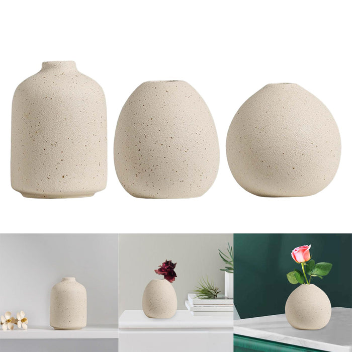 Vasi di fiori nordici composizioni floreali vasi di arte decorativa vaso di ceramica Boho per accessori di mensola della casa dell'ingresso della fattoria