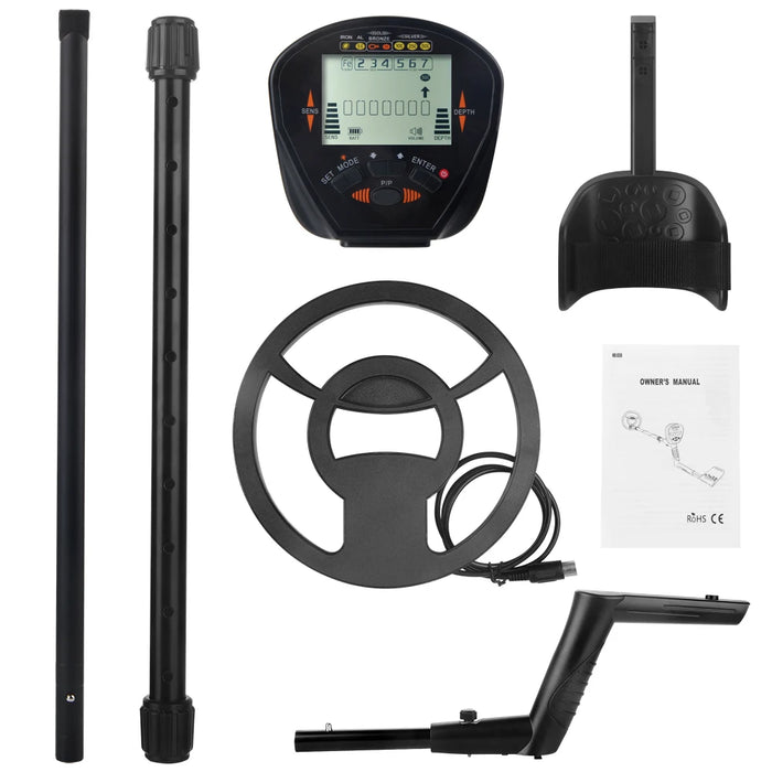 Metal Detector profondità sotterranea 2.5m ricerca Scanner rilevatore d'oro ad alta precisione cacciatore di tesori rilevamento Pinpointer MD830