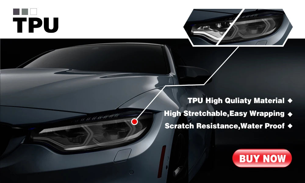 Auto Car Tint Faro Fanale posteriore Fendinebbia Vinile Fumo Pellicola PVC Foglio Adesivo Copertura Car Styling 12 pollici X 40 pollici Adesivo per auto
