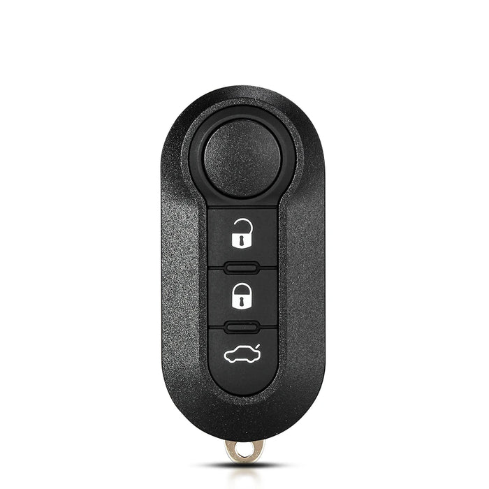 KEYYOU Chiave Caso 3 Bottoni Flip pieghevole Chiave A Distanza Caso Borsette Copertura Per FIAT 500 Panda Punto Bravo Allarme Auto Keyless SIP22 lama