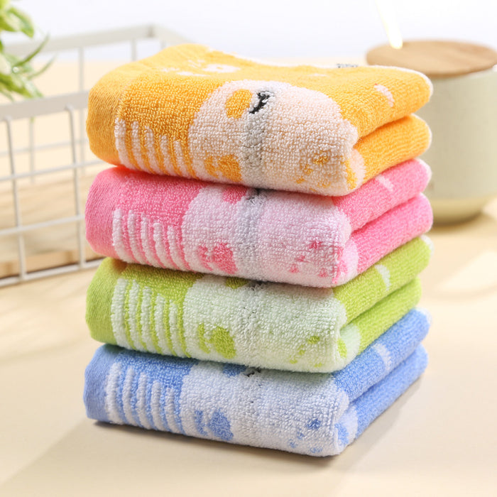 Asciugamano da bagno per bambini in morbido cotone asciugamano per il viso animale del fumetto asciugamano assorbente per bambini asciugamano assorbente per bambini 50x25cm