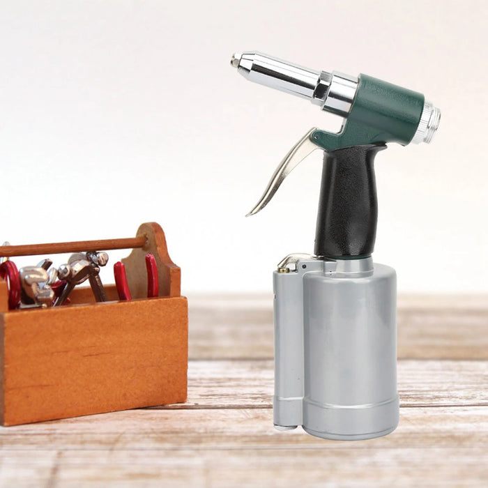 Pistola idraulica ad aria Strumento per rivetti pneumatici Rivettatrice pneumatica Pistola per rivetti idraulici ad aria industriale Kit rivettatrice pneumatica Set 2.4-4.8mm