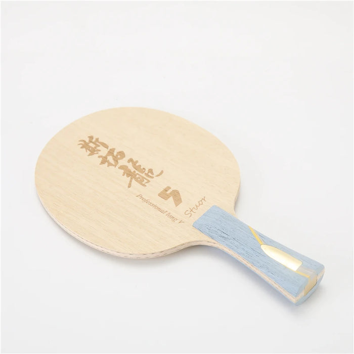 Stuor Lungo 5 Giallo Carbonio Interno Lama da Ping Pong Racchetta da Ping Pong Paddles Fibra di Carbonio Incorporato OFF + ATTACCO