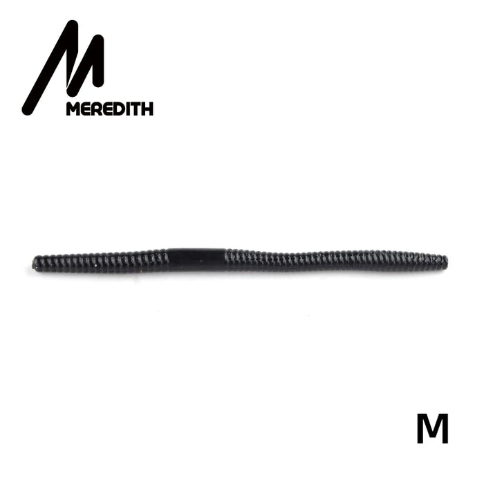 MEREDITH Esche morbide da pesca 140mm 5.3g 10 pezzi Esche artificiali per vermi Esche da pesca in silicone Crankbait Attrezzatura da pesca