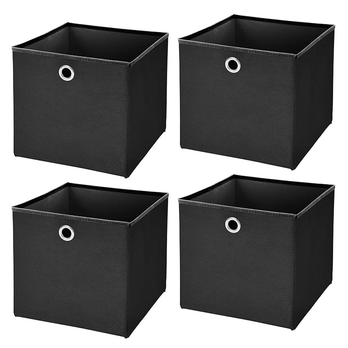 4 pezzi/8 pezzi scatola portaoggetti pieghevole armadio in tessuto organizzatore di immagazzinaggio per abbigliamento intimo calzino giocattolo cosmetici articoli vari