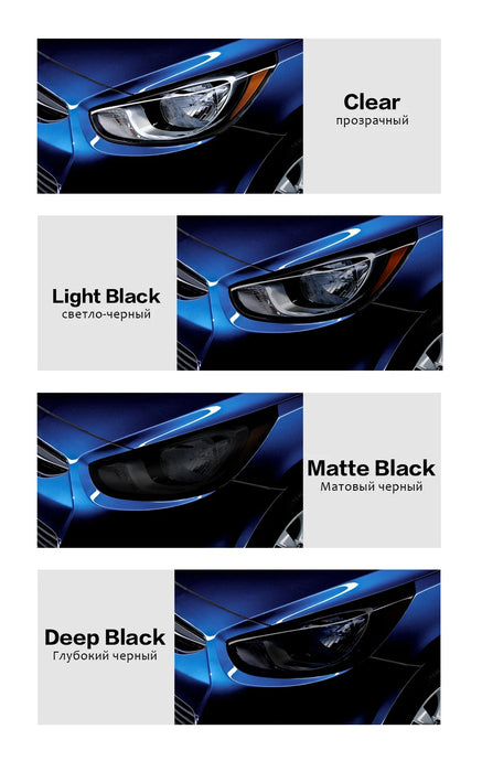 Auto Car Tint Faro Fanale posteriore Fendinebbia Vinile Fumo Pellicola PVC Foglio Adesivo Copertura Car Styling 12 pollici X 40 pollici Adesivo per auto