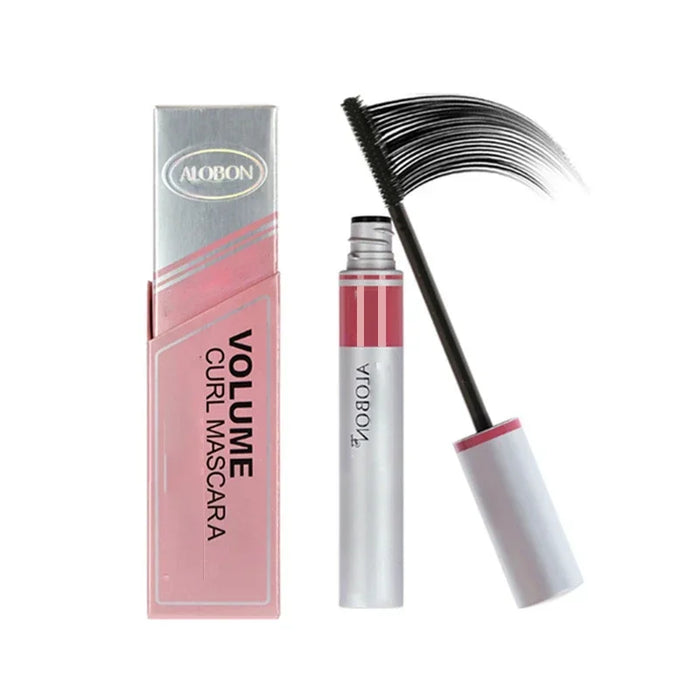 Mascara Curl individuale Estensione ciglia Mascara colossale Volume Express Trucco 1pc Inchiostro nero Alobon Ciglia in fibra 3d