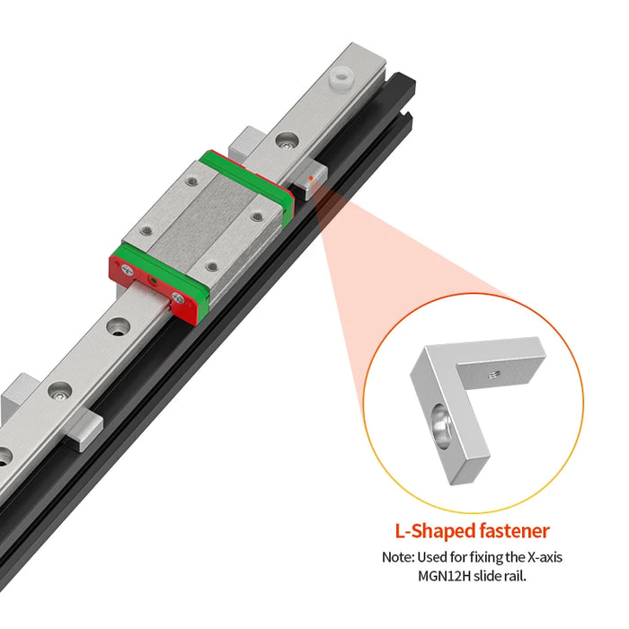 Parti della stampante 3D Ender3 /Cr10 X/Y Axis Upgrade Kit guide lineari raccordi fissi tipo L