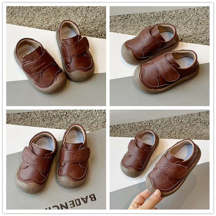 Primavera autunno neonate ragazzi scarpe Casual bambini Sneakers suola morbida antiscivolo neonato primi camminatori scarpe scarpe in pelle per bambini