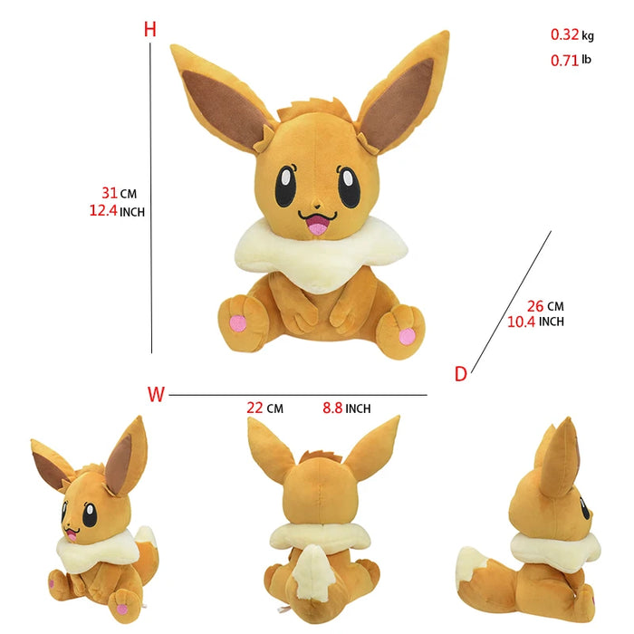 Grande Umbreon Peluche Vaporeon Eevee sylveon laceon Flareon Leafeon Jolteon Espeon Peluche ripiene Giocattolo per bambini Regalo