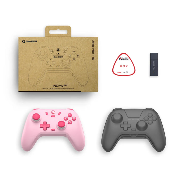 GameSir Nova Lite Controller Gamepad Wireless con Bluetooth, Dongle, cablato per Switch, Android, IOS, PC e giochi Steam