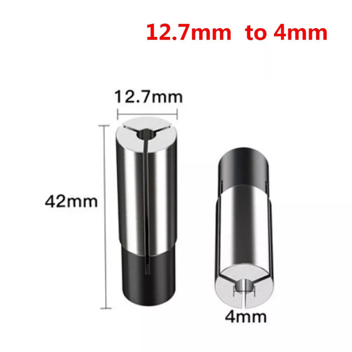 1/2 "1/4" 1/8 "Pinza Adattatore Gambo Riduttore Bit Mandrino CNC Router 4/6/8/10mm Per Mandrini Macchina Per Incidere