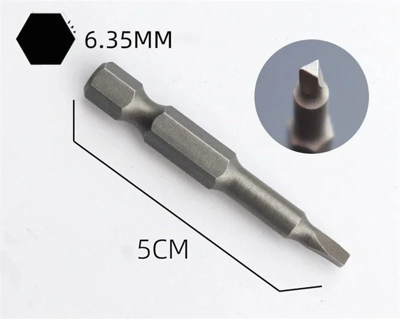 5 pezzi set di cacciaviti a forma speciale 50mm a forma di U tipo Y triangolo interno croce tre punti cacciavite bit strumento