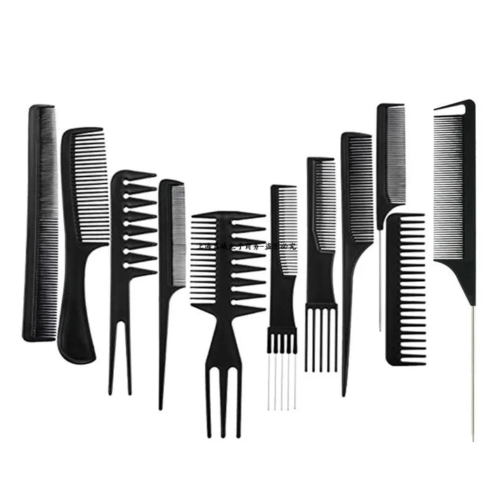 Nuovi arrivi uomo donna salone di bellezza styling dei capelli parrucchiere spazzola di plastica nera pettini strumenti di modellazione spazzola per capelli antistatica