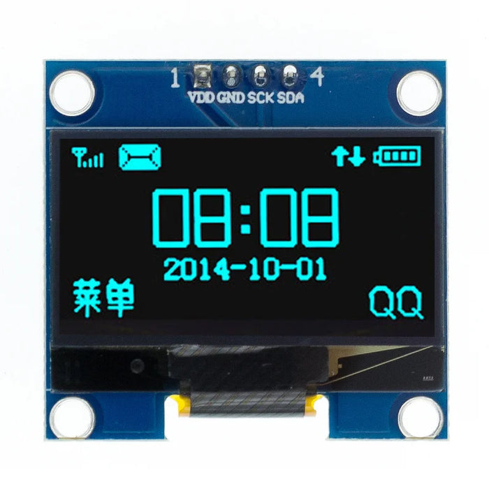 1pcs 1.3 pollici OLED modulo bianco/blu SPI/IIC I2C Comunicare colore 128X64 1.3 pollici OLED Display LCD A LED del Modulo 1.3 "OLED modulo