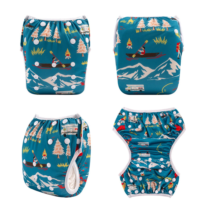 U PICK 1pc ALVABABY Pannolino da nuoto riutilizzabile Pannolino da nuoto riutilizzabile per bambini Pannolino da nuoto