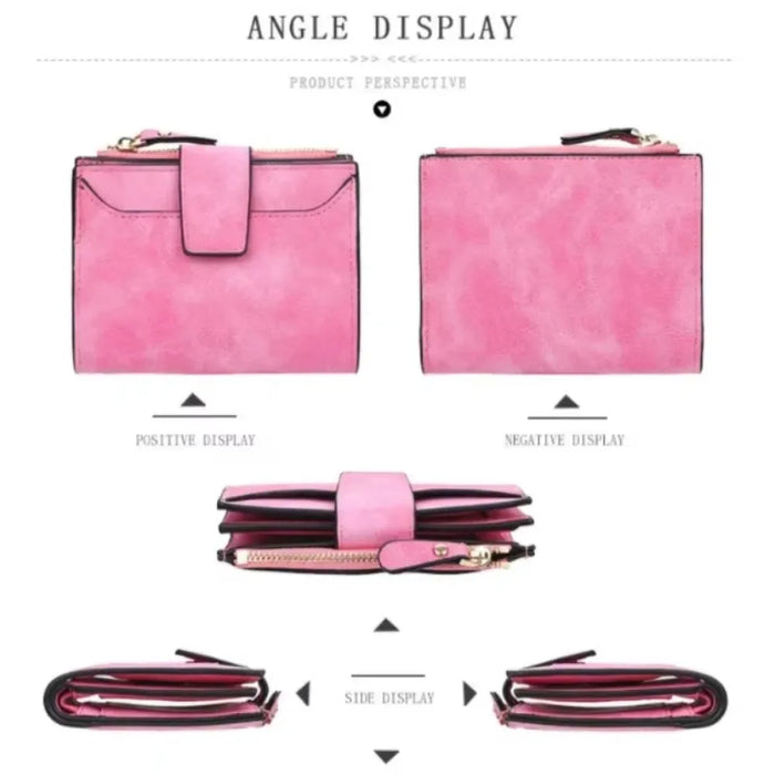 2024 Portafoglio da donna in pelle Hasp Portamonete piccolo e sottile Portafogli da donna Porta carte Portafogli di marca di lusso Borsa di design
