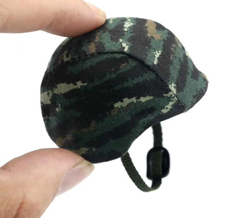 7 colori 1/6 scala maschio Solider casco modello US Army Hat Kuwait Camouflage Cap Net Helmet Cover per 12 pollici Action Figure Body