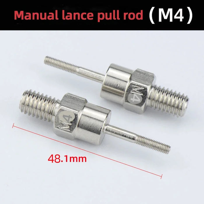 HIFESON Mano Rivetto Dado Pistola Parte Manuale Filettato Rivetto Testa Viti di Ricambio Tirare Asta Per BT-606 605 607 M3 M4 M5 M6 M8 M10 M12