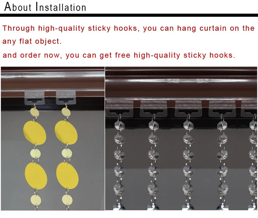 Paillettes in PVC Tende Articoli per la casa partizioni Tenda in plastica Forniture per la casa Decorazione festiva di nozze