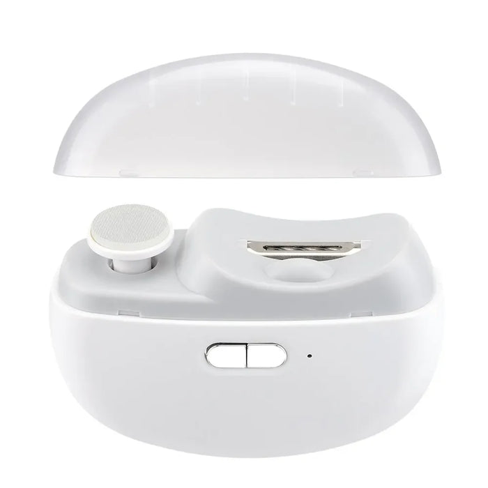 Tagliaunghie elettrico rettifica e lucidatura 2 in 1 smerigliatrice per unghie automatica portatile multifunzionale strumento elettrico per Manicure