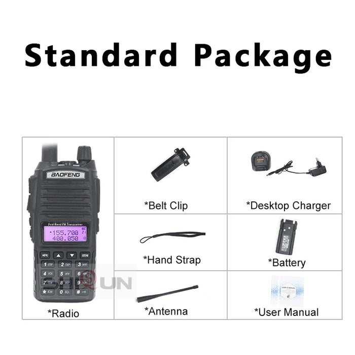 Aggiornamento BaoFeng UV-82 8W Opzionale 5W Baofeng UV 82 Walkie Talkie 10 KM Baofeng 8W Ham Radio 10KM Dual PTT 82HP UV-9R GT-3TP UV-5R