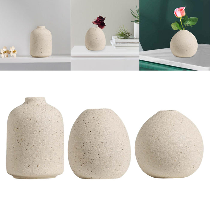 Vasi di fiori nordici composizioni floreali vasi di arte decorativa vaso di ceramica Boho per accessori di mensola della casa dell'ingresso della fattoria