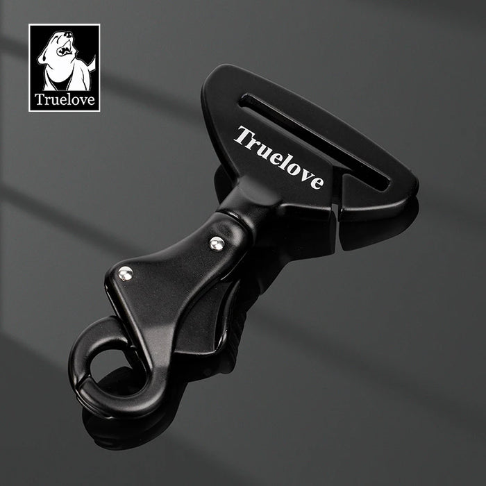 Truelove Pet All Fibbia di sicurezza per cintura di sicurezza per auto con collare o imbracatura Lega di alluminio leggera di alta qualità portatile TLM1993