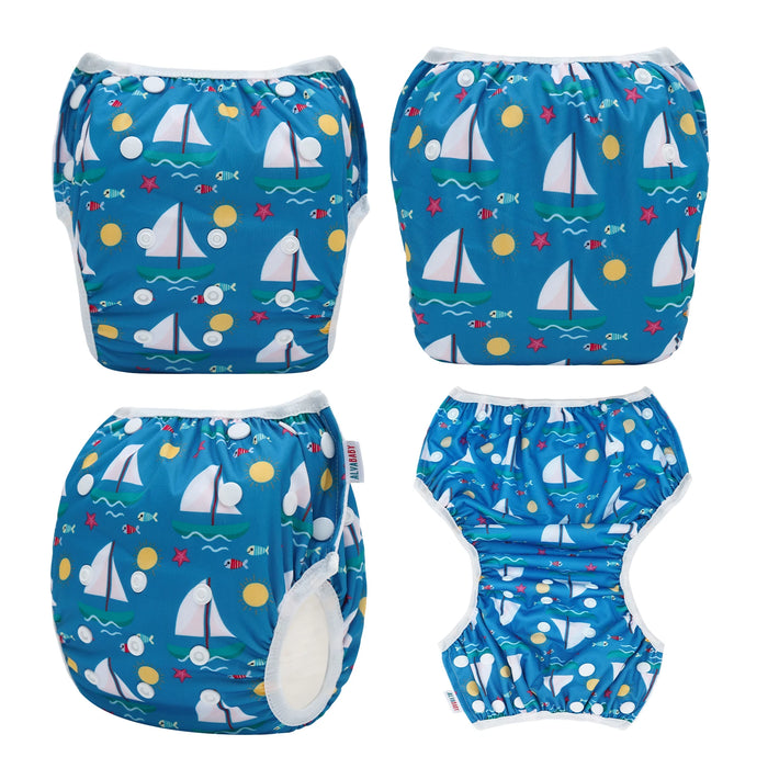 U PICK 1pc ALVABABY Pannolino da nuoto riutilizzabile Pannolino da nuoto riutilizzabile per bambini Pannolino da nuoto