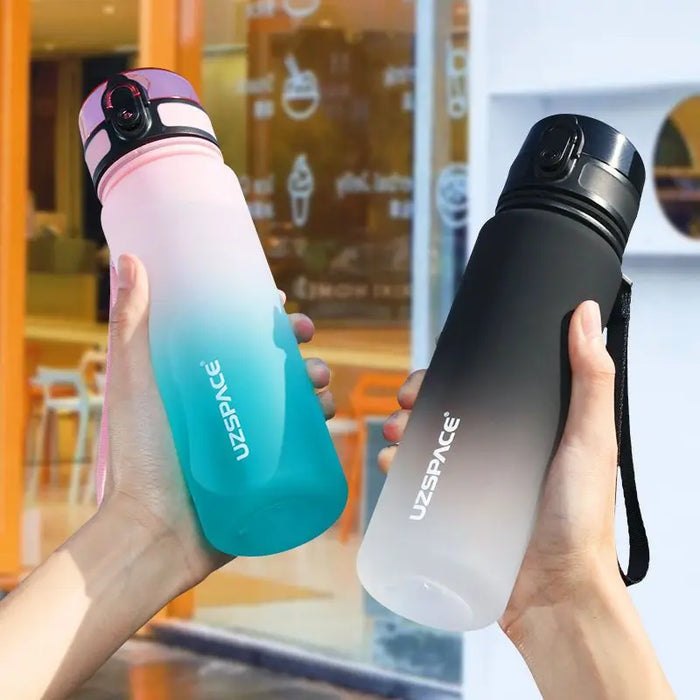 UZSPACE Borse acqua calda 500/1000ML Proteine Shaker Diretta Drink Outdoor Sport Tour Portatile A Perfetta Tenuta di Plastica Tritan La Mia Bottiglia BPA Libero
