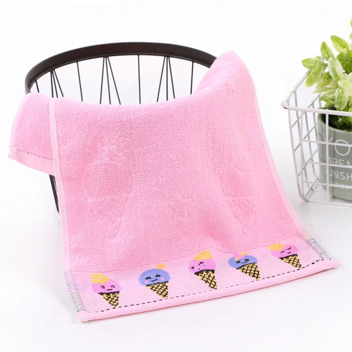 Asciugamano da bagno per bambini in morbido cotone asciugamano per il viso animale del fumetto asciugamano assorbente per bambini asciugamano assorbente per bambini 50x25cm