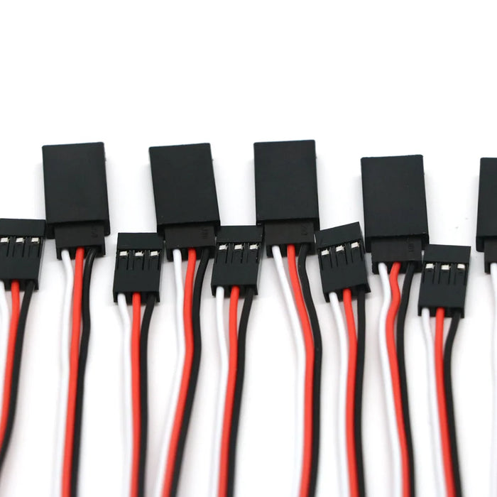 10 pz/lotto 10cm 15CM 30CM 50CM 100CM cavo di prolunga Servo RC cavo 150mm cavo JR all'ingrosso