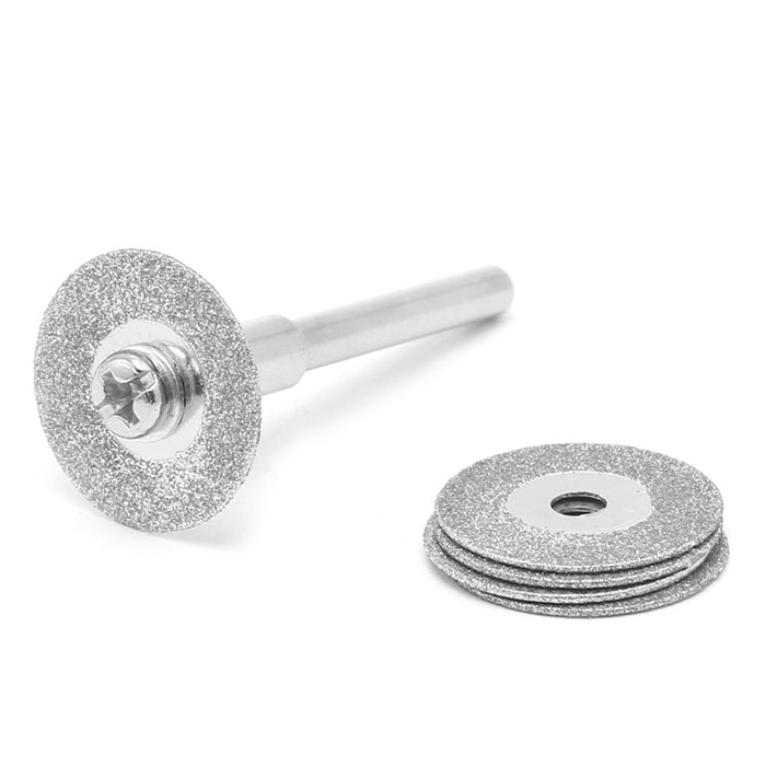 5 pezzi 16/18/20/25/30/35/40/50mm dischi da taglio diamontati e gambo per punta da trapano per lama utensile rotante Drop shipping