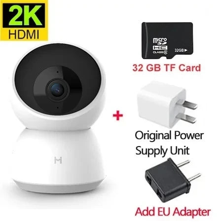 Smart Camera originale 2K 1296P HD 360 Angolo WiFi Visione notturna Webcam Video Telecamera IP Monitor di sicurezza per bambini per Xiaomi Mihome APP