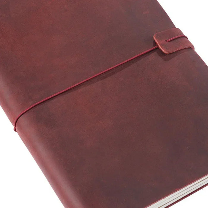 Moterm Vendita Calda 100% Genuino Notebook In Pelle Fatta A Mano Vintage Pelle Bovina Diario Ufficiale Sketchbook Planner TN Copertura Del Notebook Da Viaggio