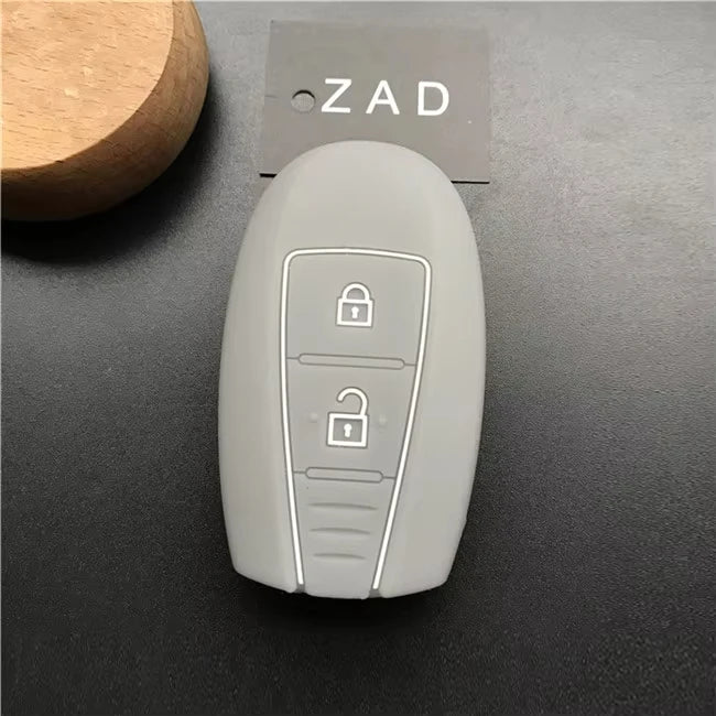 ZAD custodia protettiva per portachiavi in silicone custodia protettiva per cappuccio per SUZUKI Swift Sport SX4 SCORSS grand vitara accessori per auto remote