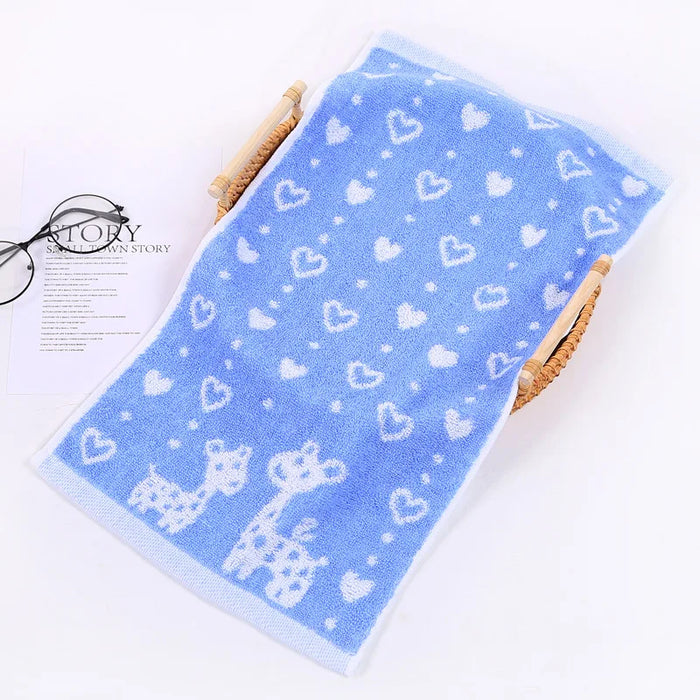 Asciugamano da bagno per bambini in morbido cotone asciugamano per il viso animale del fumetto asciugamano assorbente per bambini asciugamano assorbente per bambini 50x25cm