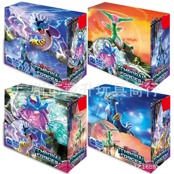 360 pezzi Pokemon Card Evoluzioni prismatiche Flames di ossidiana PALDEAN FATES Surging Sparks Scheda di traduzione di battaglia booster inglese