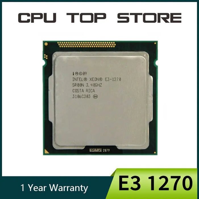 Processore Intel Xeon E3 1270 3,4 GHz LGA 1155 8 MB Quad Core CPU SR00N