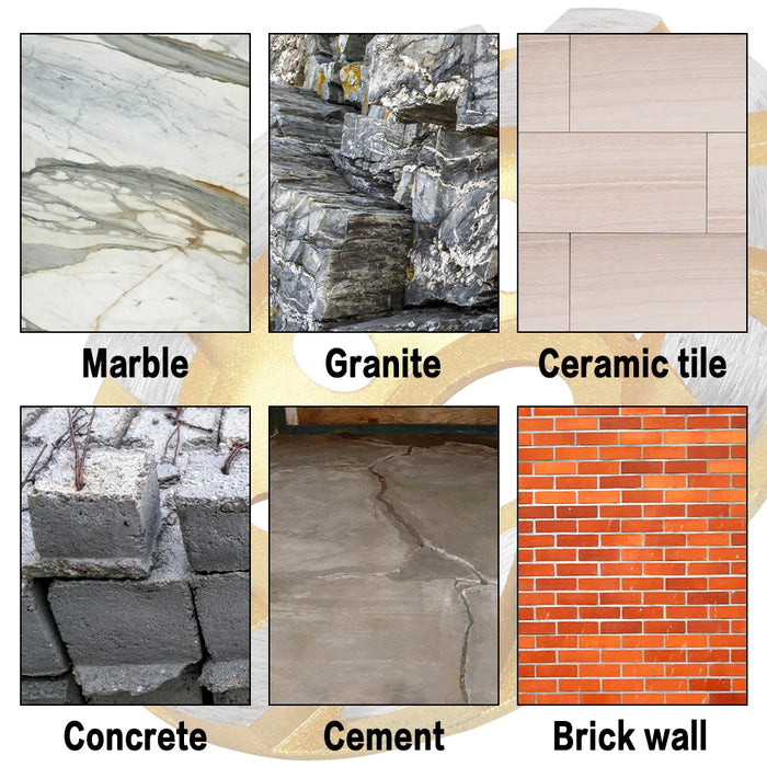 Disco abrasivo a tazza diamantata oro 100/125/150/180mm levigatrice per calcestruzzo per lucidatura di cemento in pietra per pavimenti 4/ 5/ 6/ 7/pollici