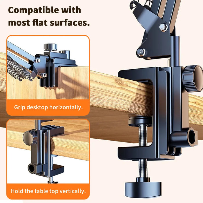 Supporto per Tablet per letto con braccio in metallo da 90cm supporto per Tablet da letto rotante a 360 ° per supporto per iPad staffa per Tablet da 4.5 ~ 11 pollici