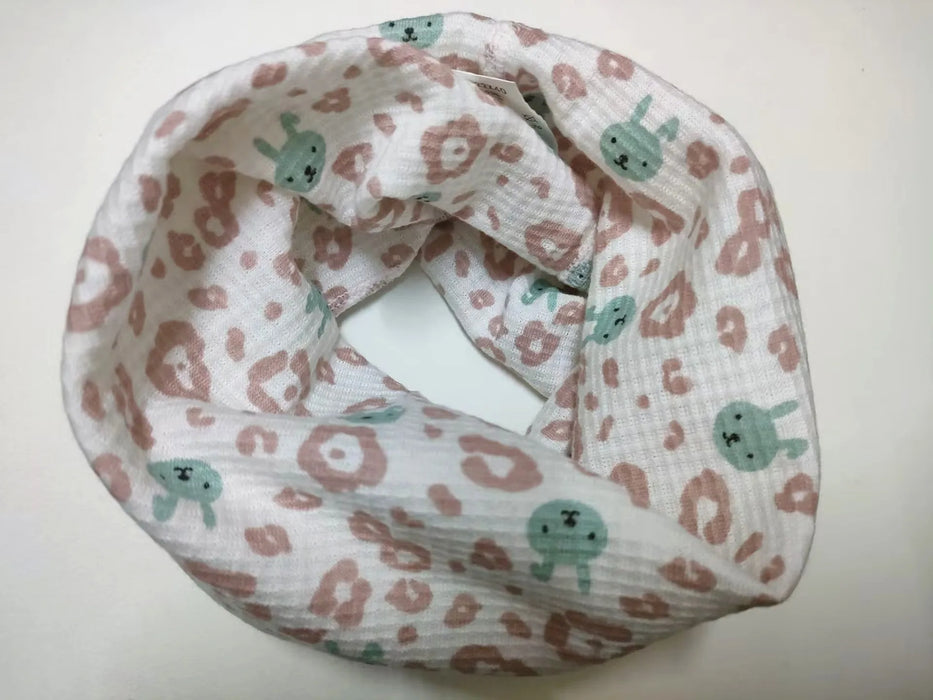 2024 Nuova Primavera Autunno Bambini Sciarpa Moda Bambini Bambino Sciarpa di cotone Ragazzi Ragazze O Ring Sciarpa Bambini Collare Bambino Sciarpa al collo