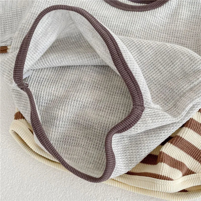 0-3T Infant Newborn Kid Baby Boys Girls Clothes set Long Sleeve T Shirt Top pant suit Cotton New born 2pcs Outfits set