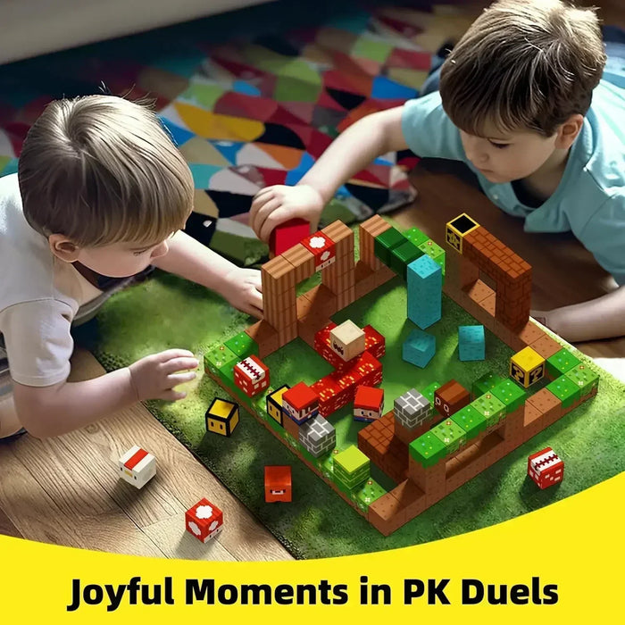 Blocchi magnetici Mine World Set cubo magnetico per ragazzo ragazza bambino età 3+ modello fai da te bambini stelo stelo giocattolo sensoriale regalo